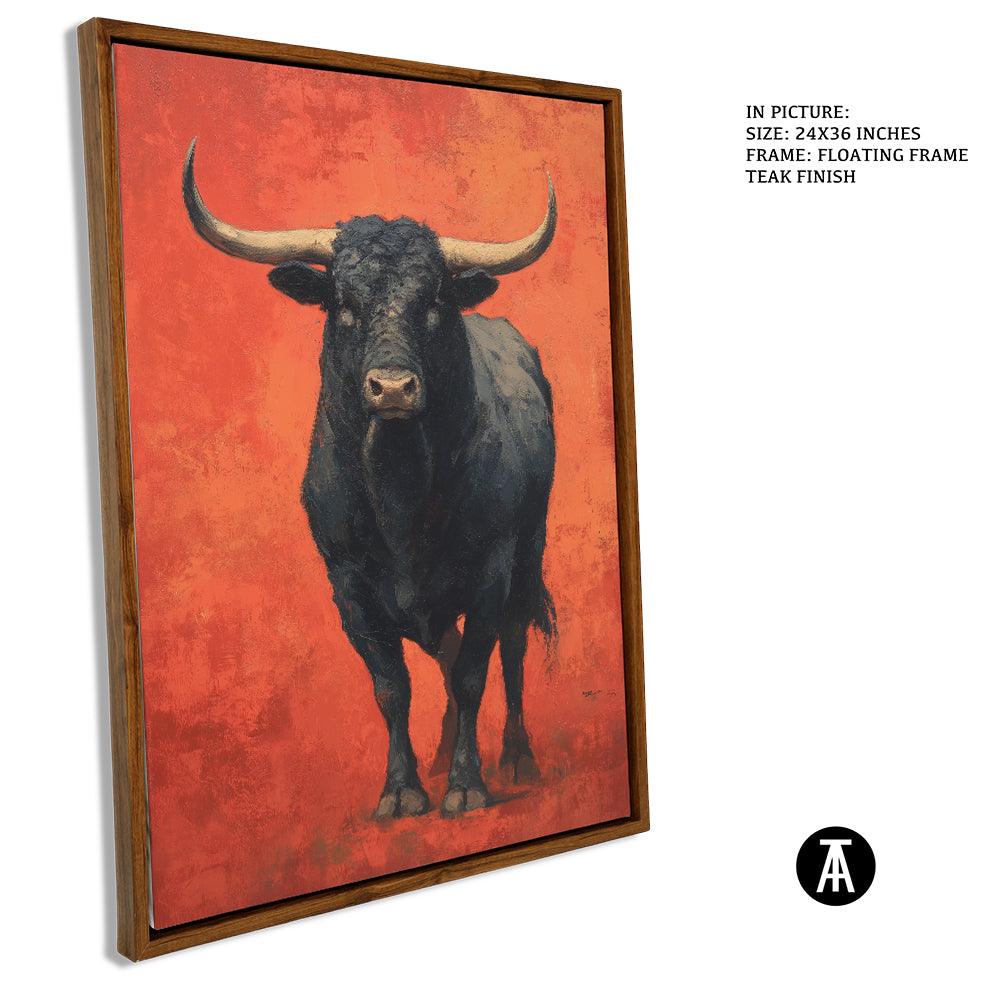 Midnight Bull, Ember Field by Mexico Majestica