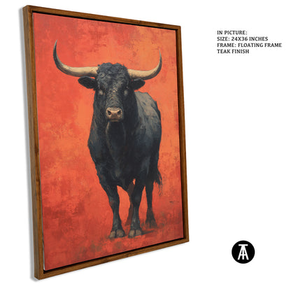 Midnight Bull, Ember Field by Mexico Majestica