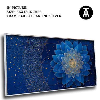 Artwork in Metal Earling Silver Frame
