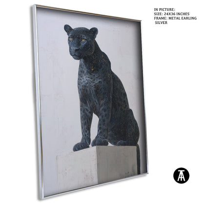 Artwork in Metal Earling Silver Frame