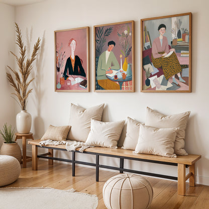 Gallery Wall Painting Set of Three