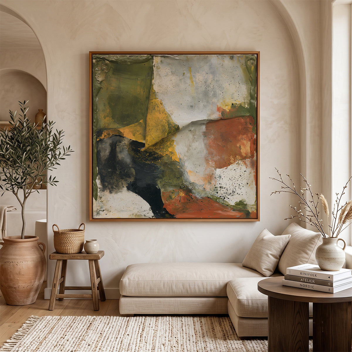 Abstract Art in a Lifestyle Setting