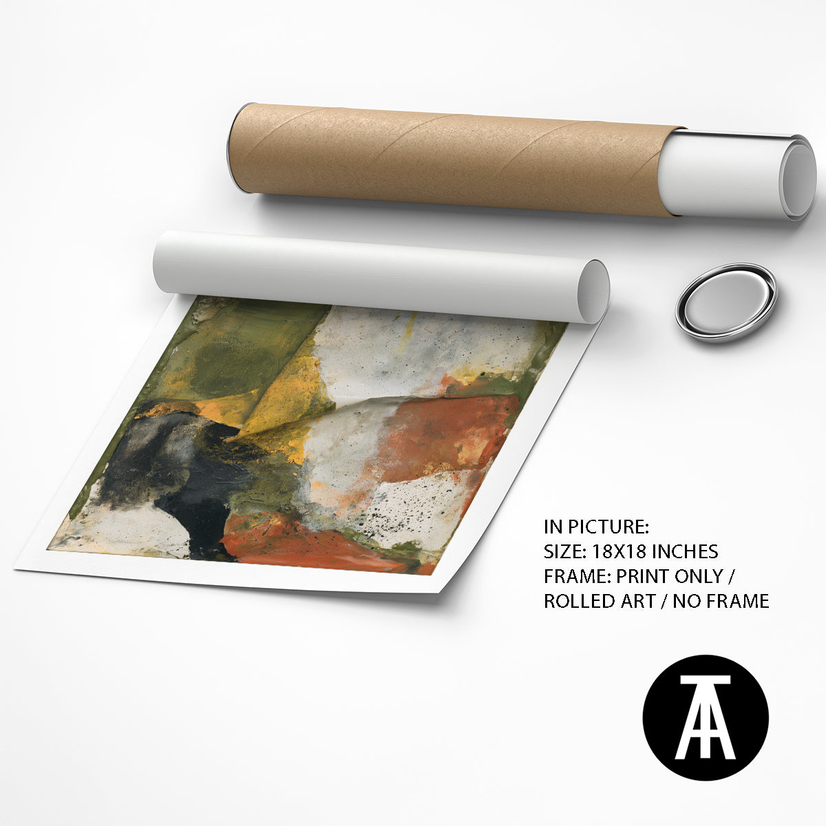 Artwork as Print Only / Rolled Art