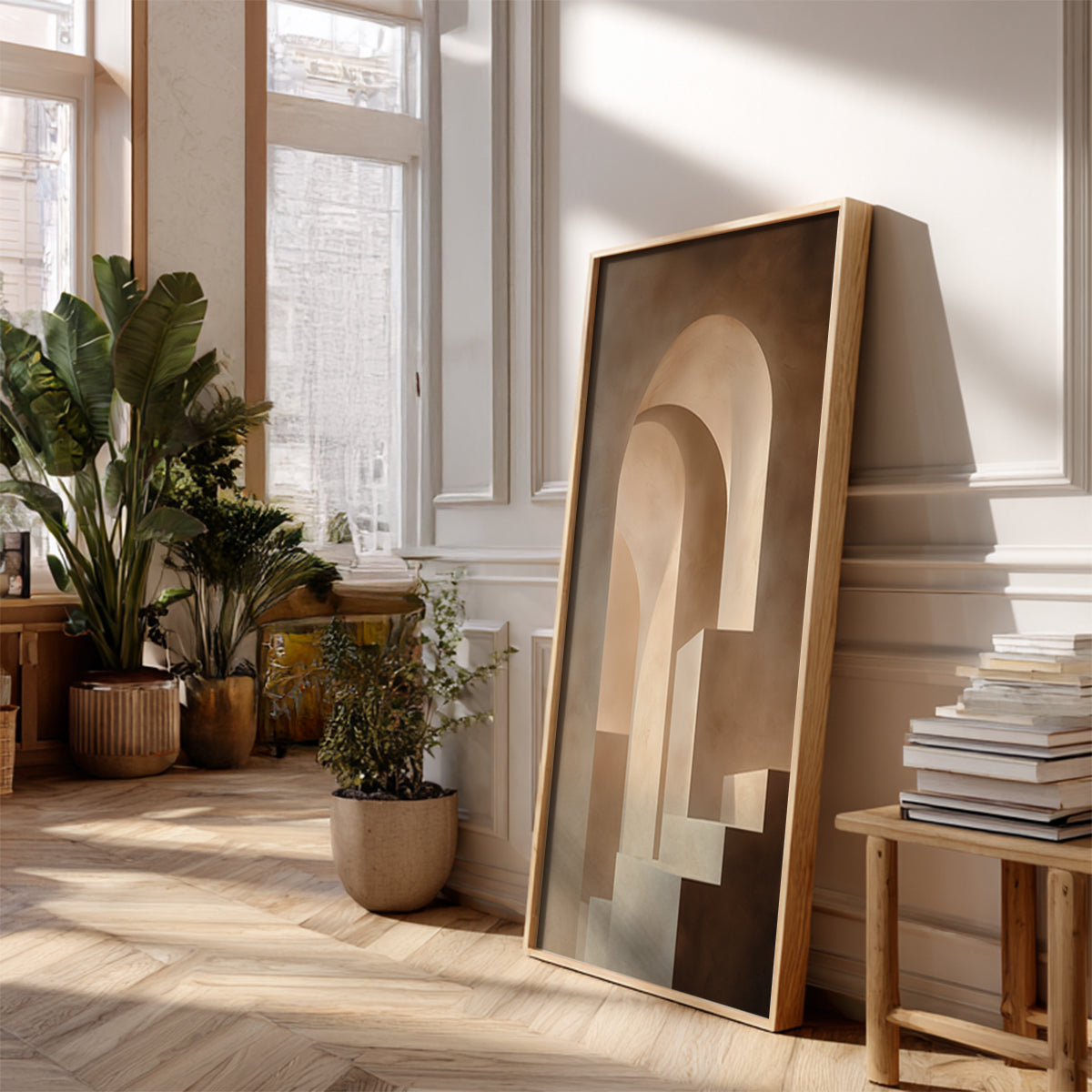 Indian Artwork in a Lifestyle Setting