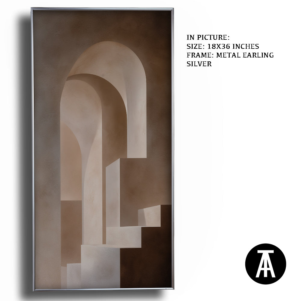 Artwork in Metal Earling Silver Frame