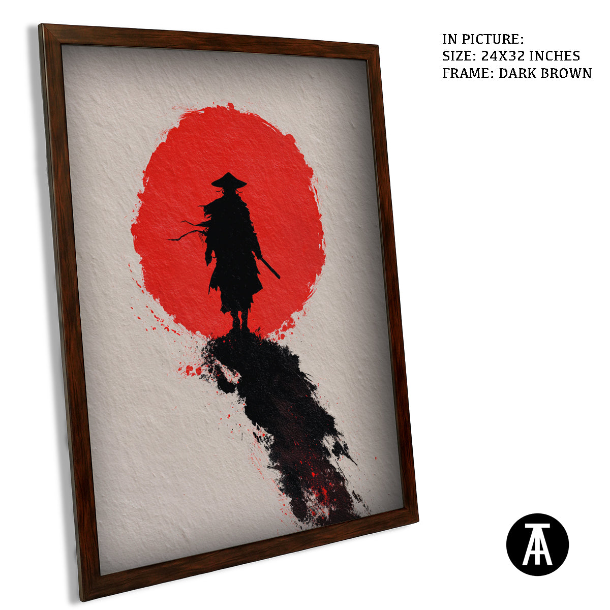 Artwork in Metal Champagne Gold Frame