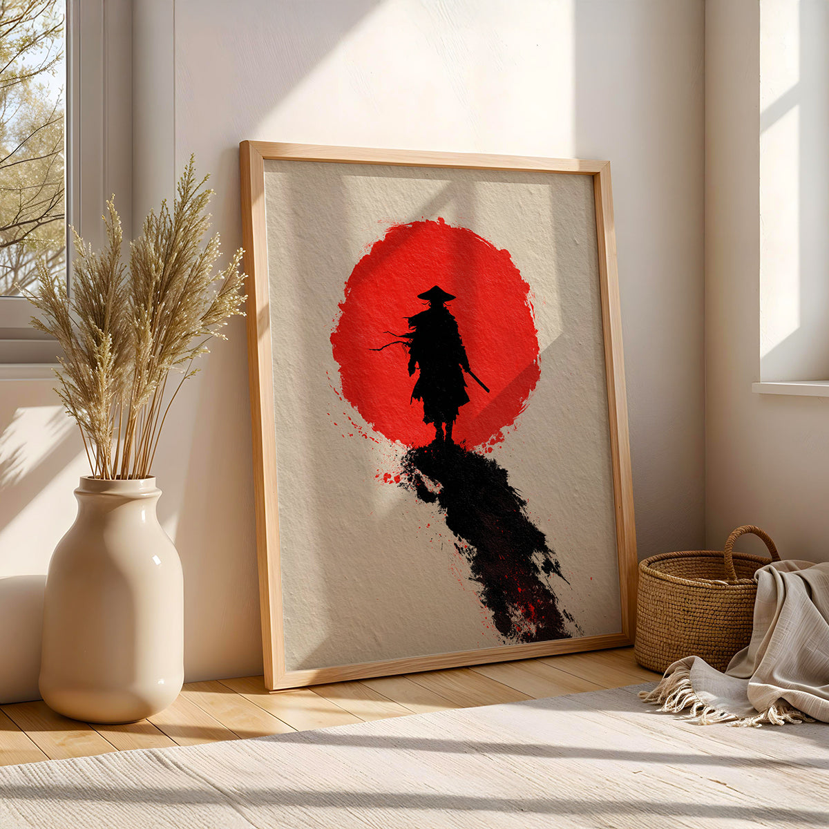Japanese Painting in a Lifestyle Setting