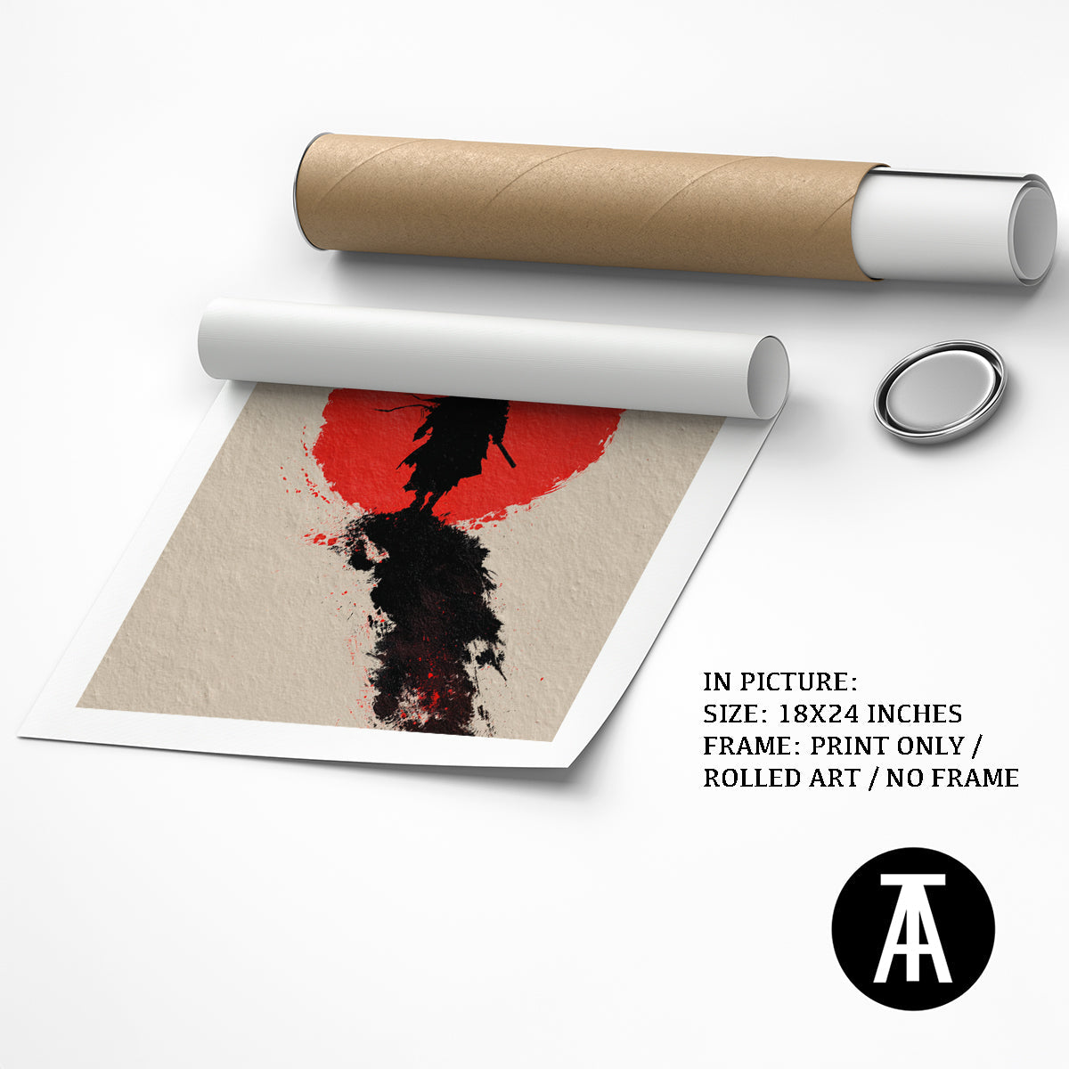 Artwork as Print Only or Rolled Art