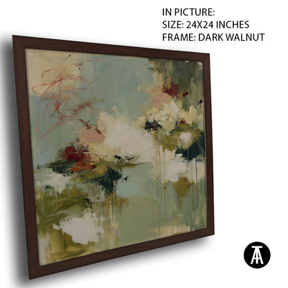 Artwork in Dark Walnut Frame