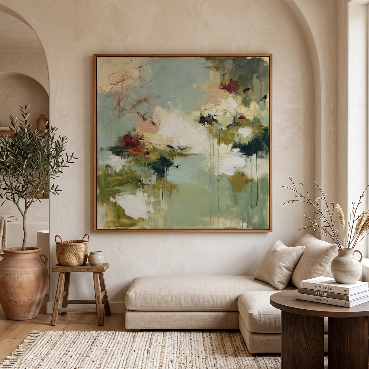Abstract Art in a Lifestyle Setting