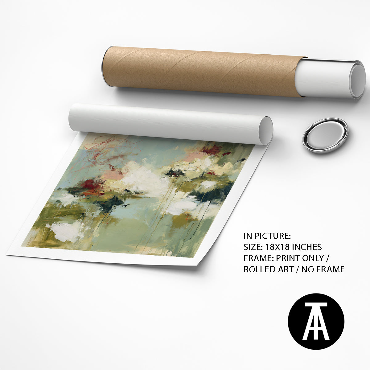Artwork as Print Only / Rolled Art