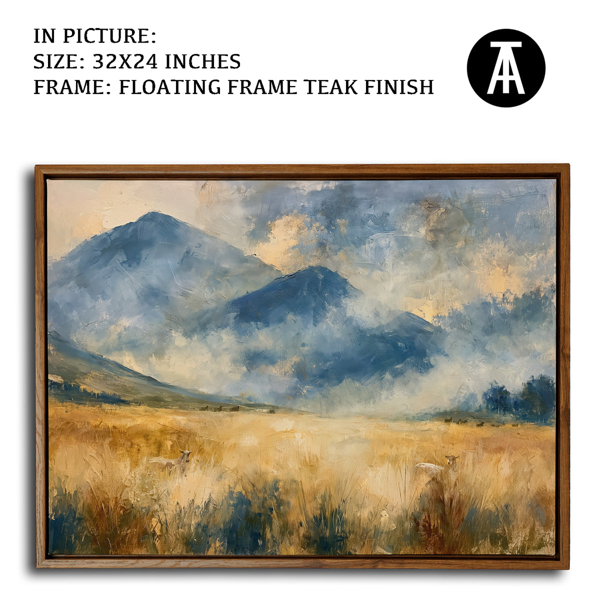 Artwork in Floating Frame