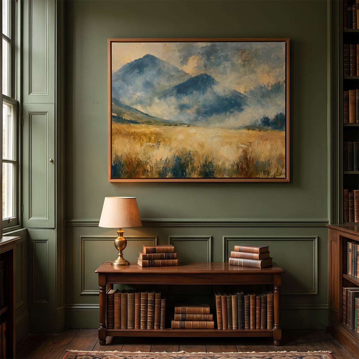 Painting in a Lifestyle Setting