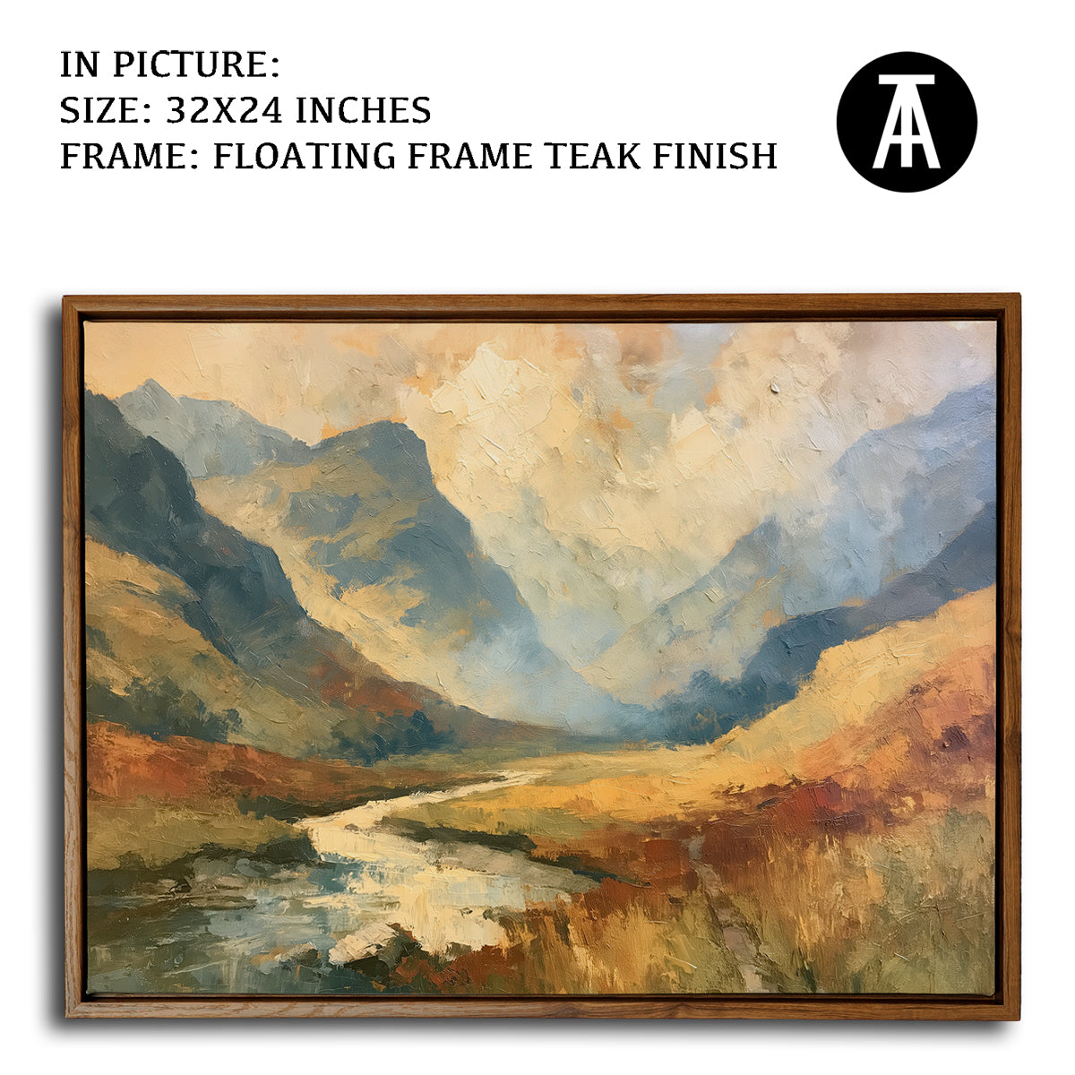 Artwork in Floating Frame