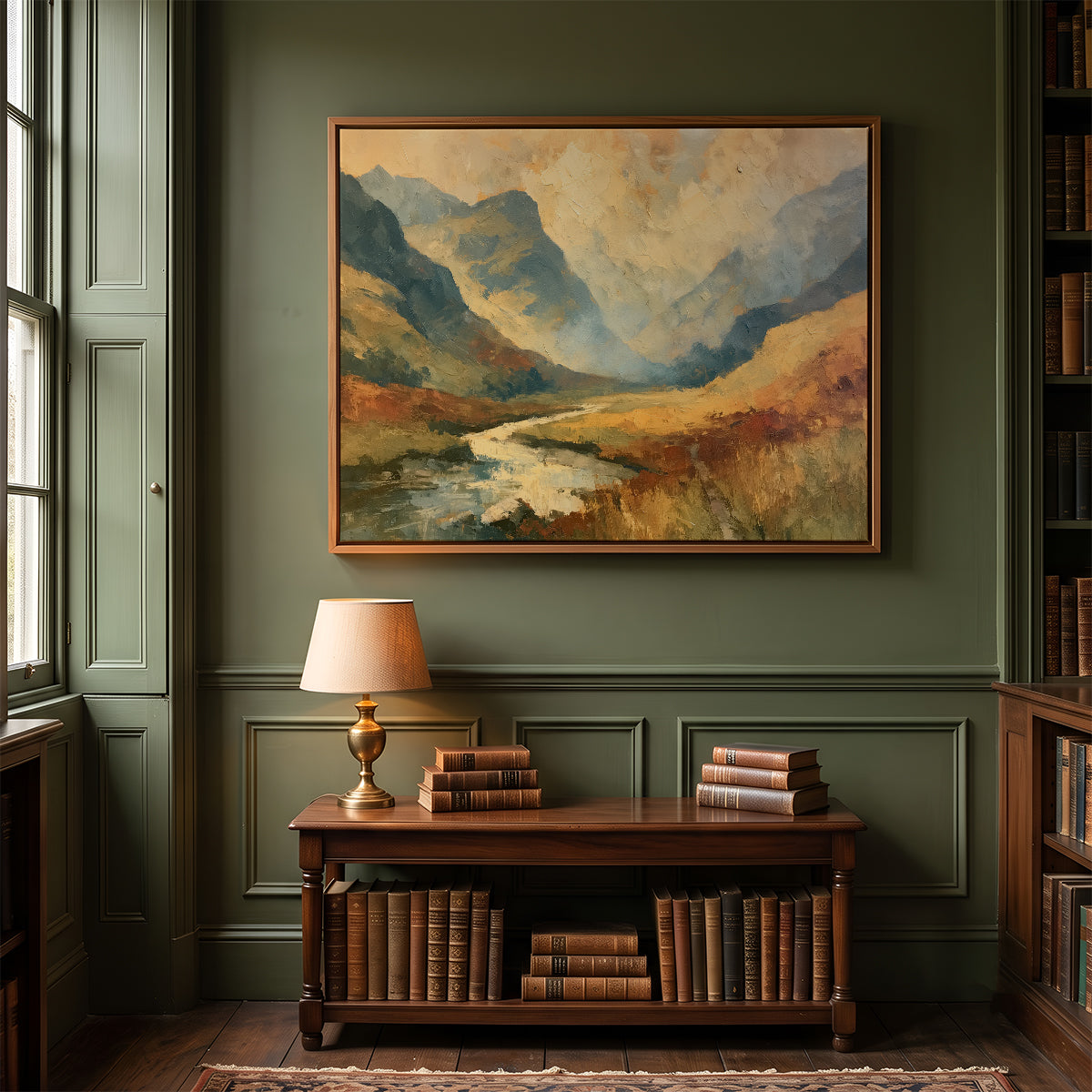 Painting in a Lifestyle Setting