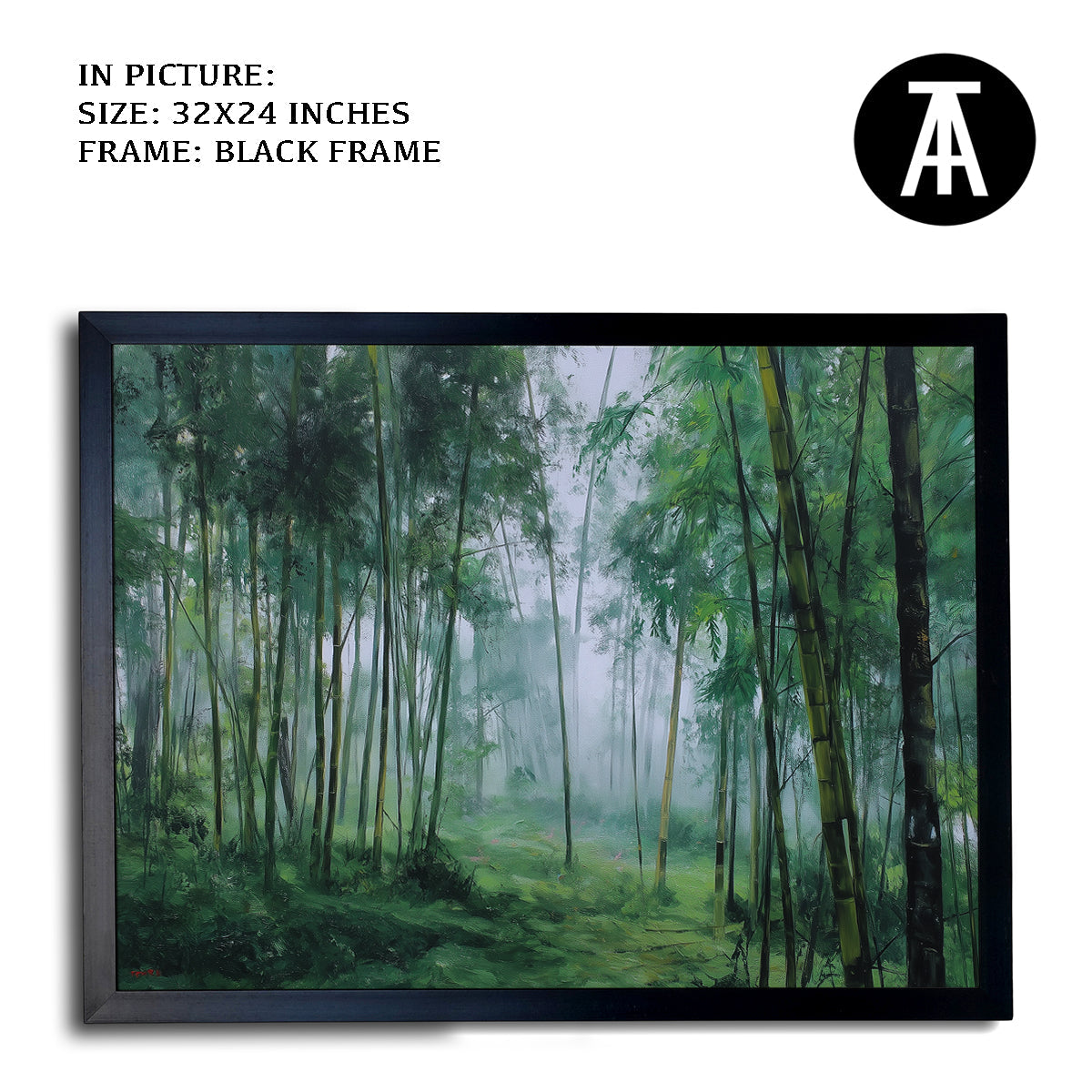 Artwork in Metal Earling Silver Frame