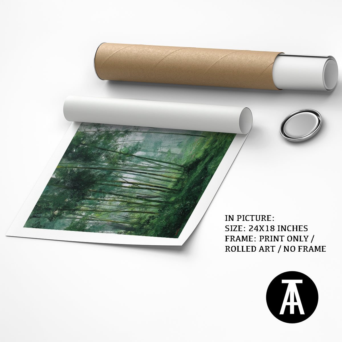 Artwork as Print Only or Rolled Art