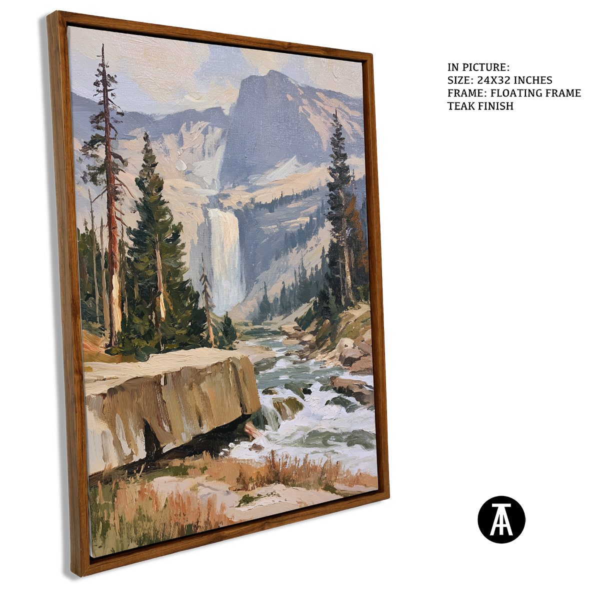 Artwork in Floating Frame