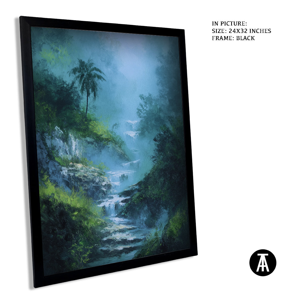 Artwork in Metal Earling Silver Frame