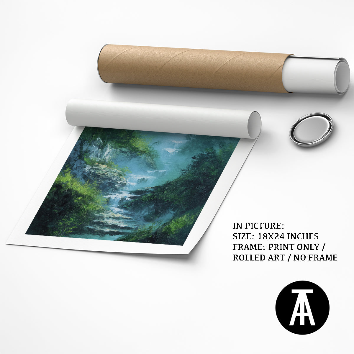 Artwork as Print Only or Rolled Art