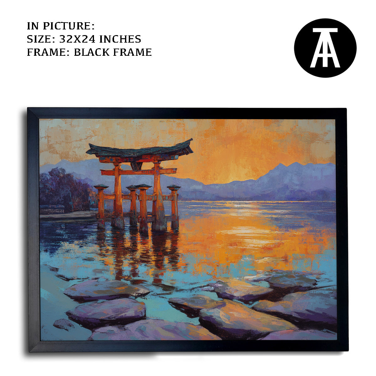 Artwork in Metal Earling Silver Frame