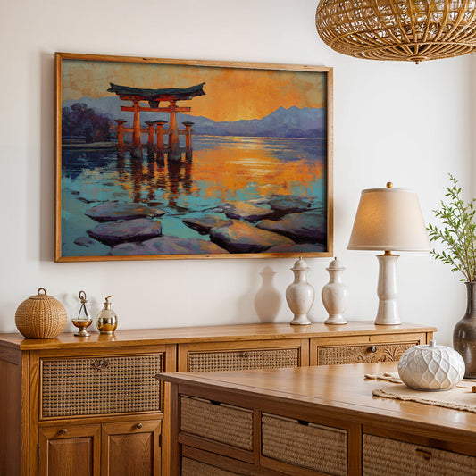 Japanese Painting in a Lifestyle Setting