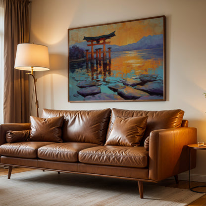 Japanese Artwork in a Lifestyle Setting