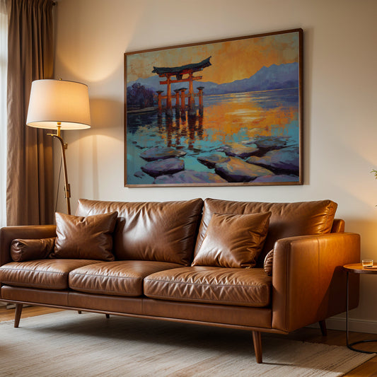 Japanese Artwork in a Lifestyle Setting