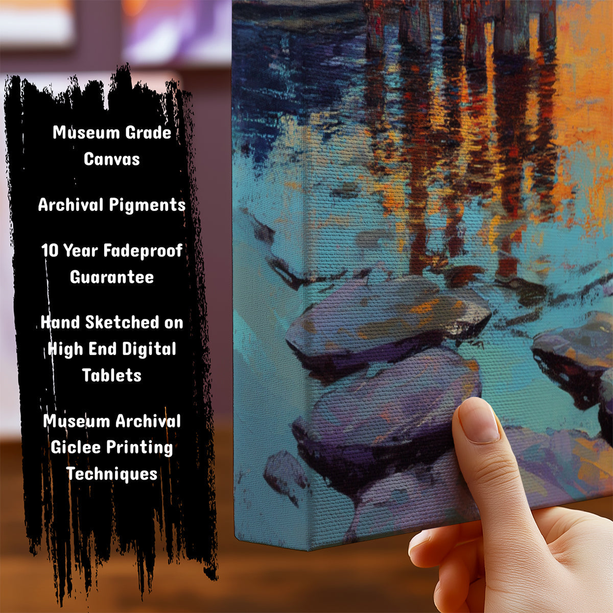 Information about Japanese Canvas Art Print