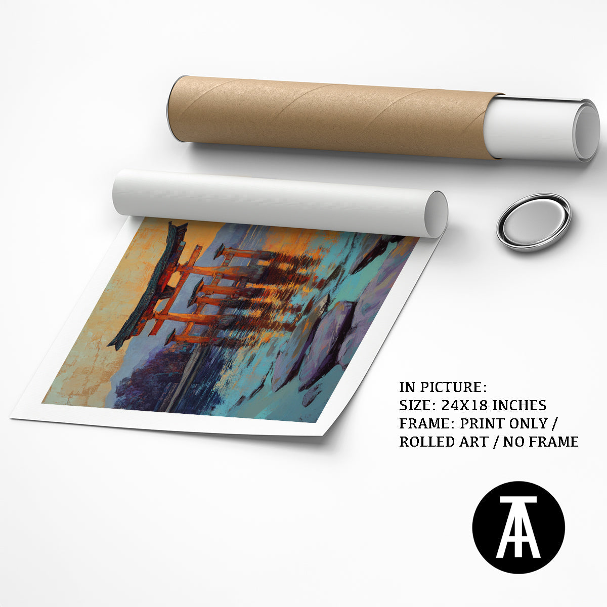 Artwork as Print Only or Rolled Art