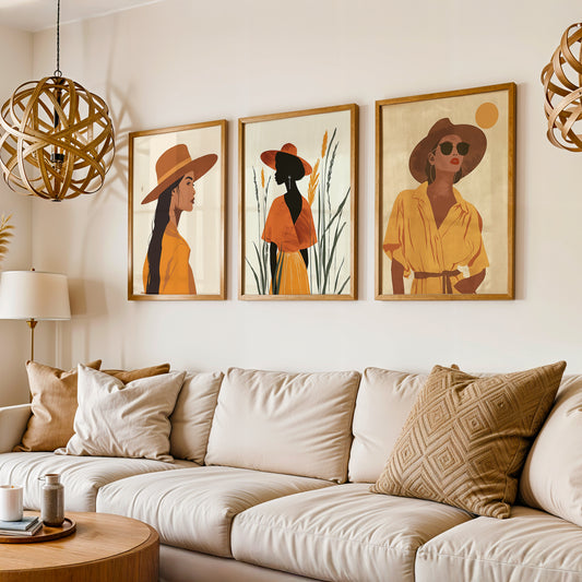 Gallery Wall Set in Lifestyle Setting