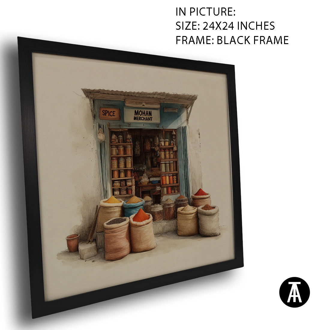 Artwork in Black Frame