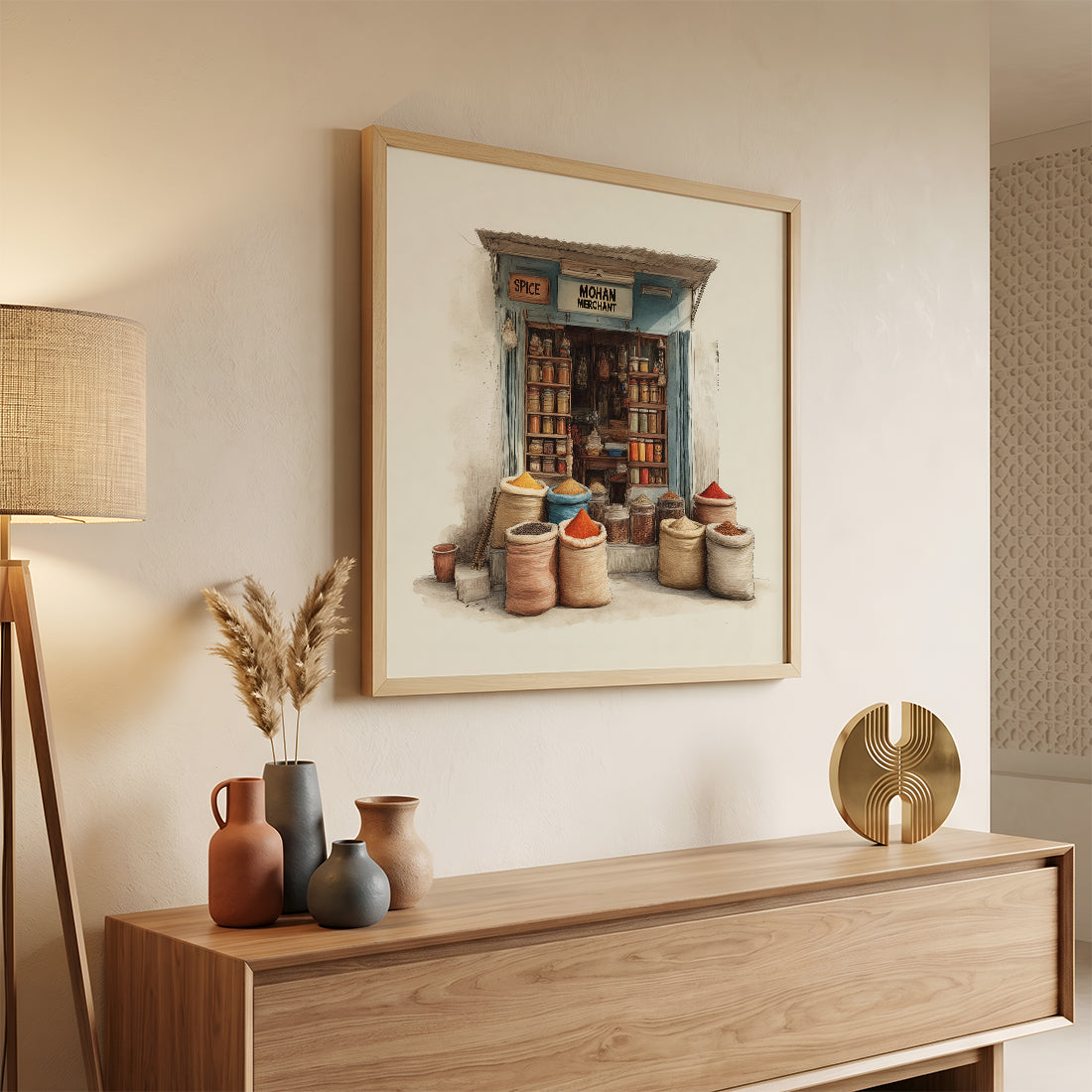 Indian Art in a Lifestyle Setting