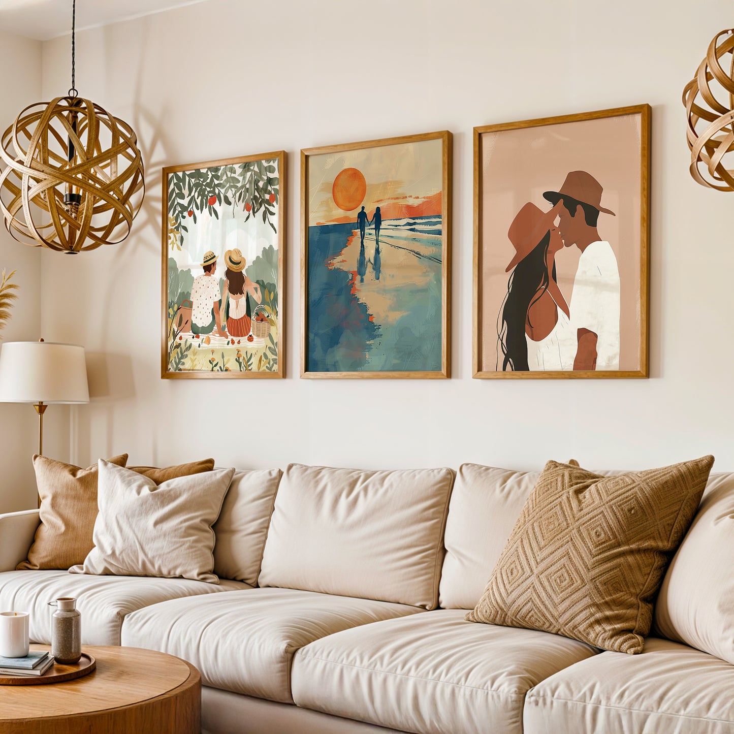 Gallery Wall Set in Lifestyle Setting