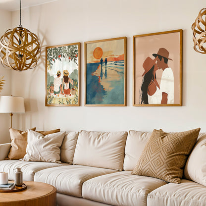Gallery Wall Set in Lifestyle Setting