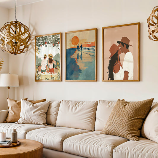 Gallery Wall Set in Lifestyle Setting