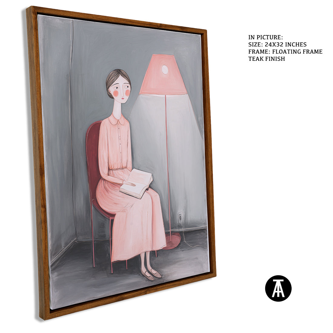 Sample Artwork in Floating Frame