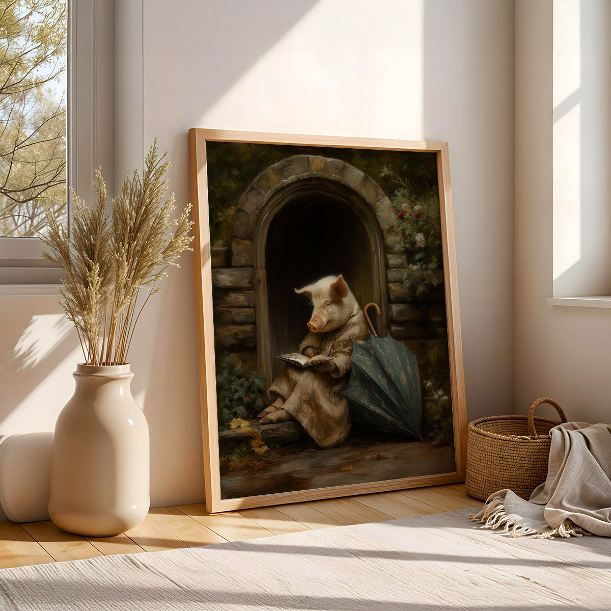 Painting in a Lifestyle Setting