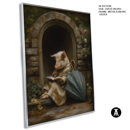 Artwork in Metal Earling Silver Frame