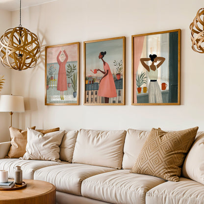 Gallery Wall Set in Lifestyle Setting
