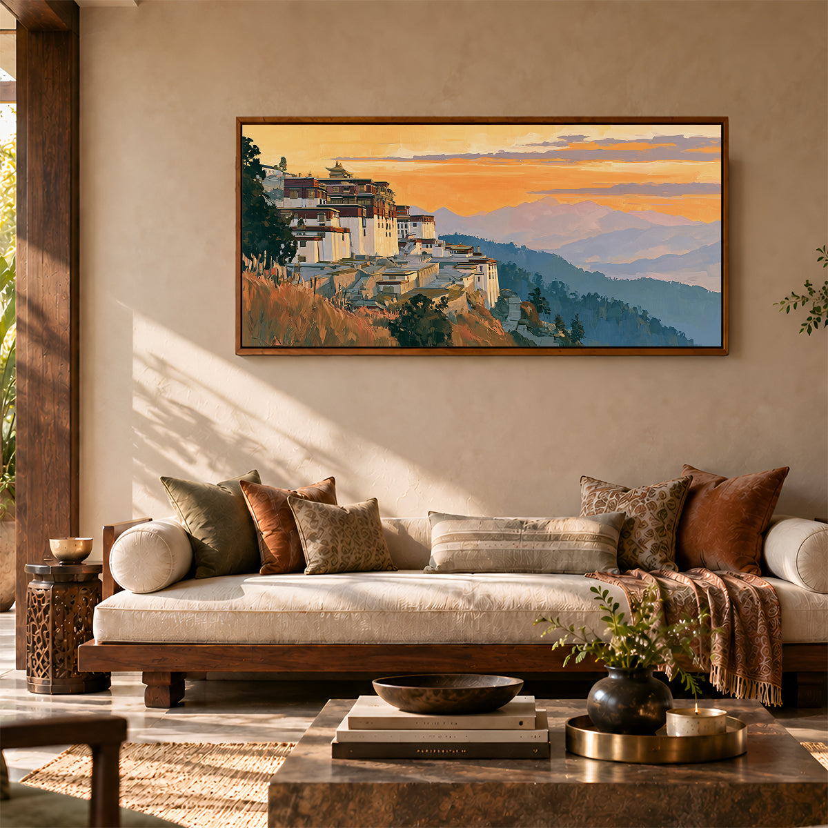 Indian Artwork in a Lifestyle Setting