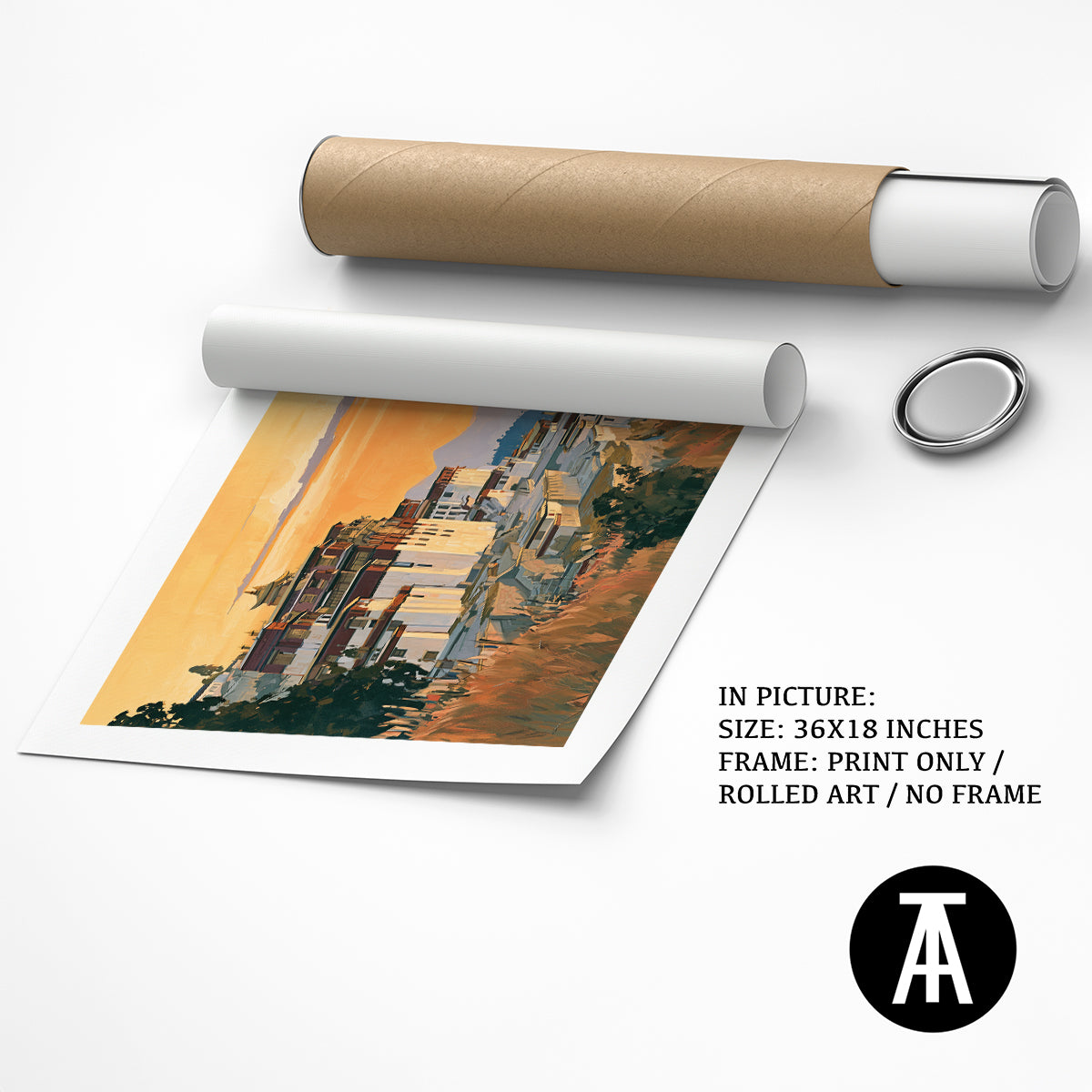 Artwork as Print Only or Rolled Art