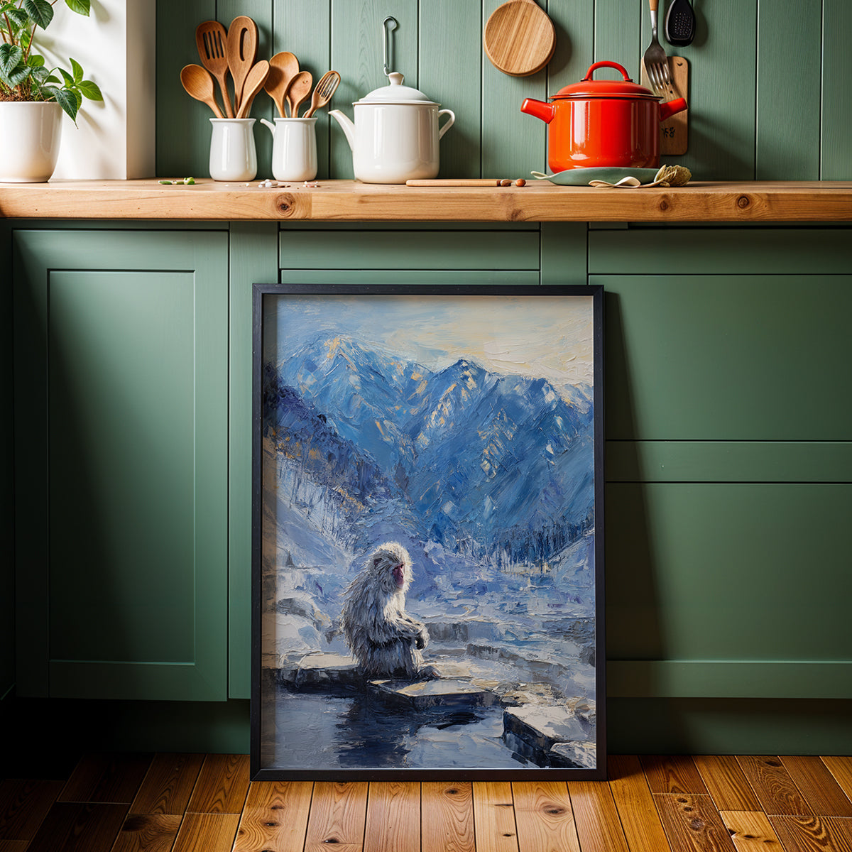 Japanese Artwork in a Lifestyle Setting