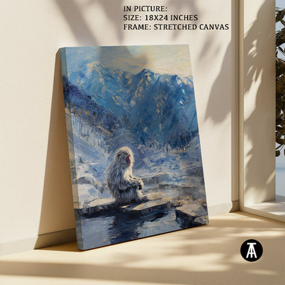 Artwork in Natural Wood Frame