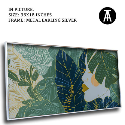 Artwork in Metal Earling Silver Frame