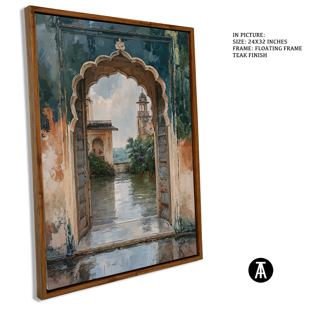 Artwork in Floating Frame