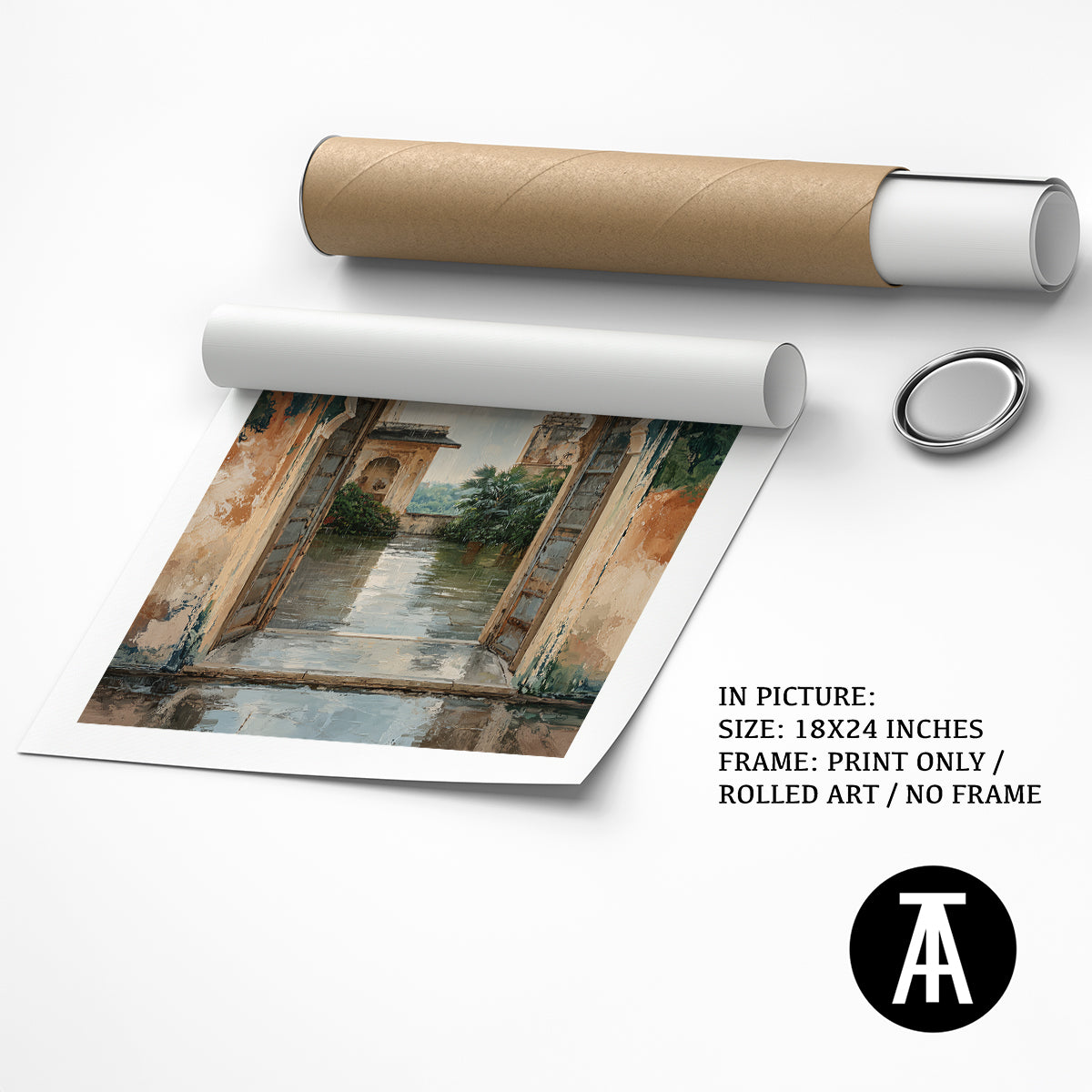 Artwork as Print Only / Rolled Art