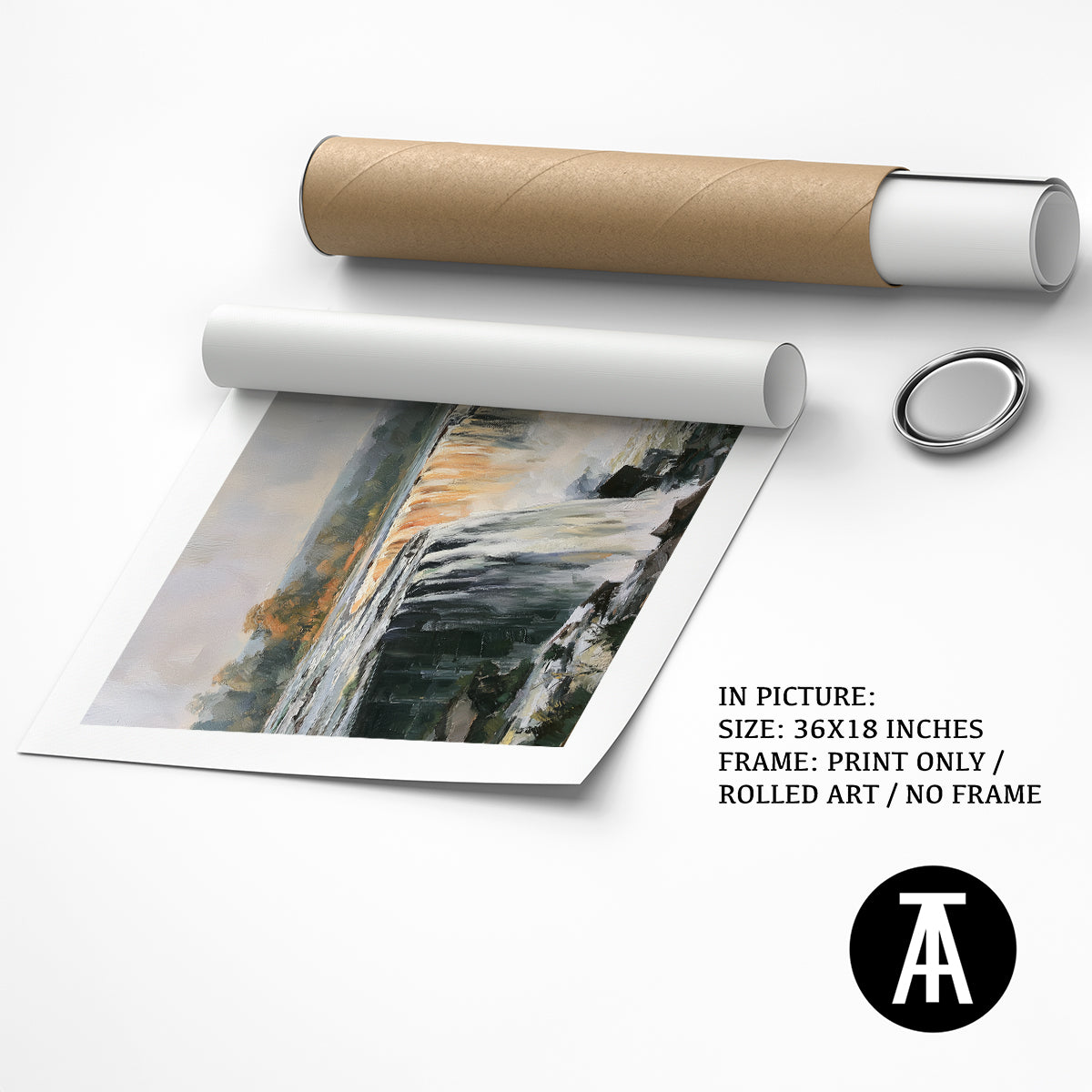 Artwork as Print Only or Rolled Art