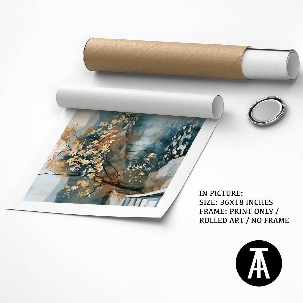 Artwork as Print Only / Rolled Art