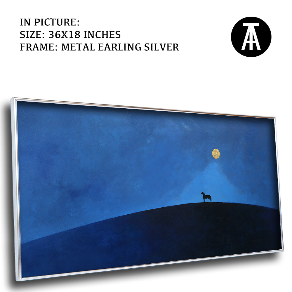 Artwork in Metal Earling Silver Frame